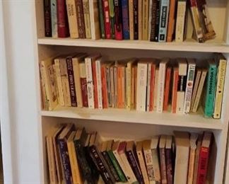 Books and bookshelves