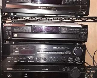 Stereo / audio equipment - itemized list and prices in description 