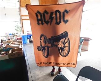 AC/DC concert blanket