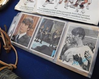 Vintage Beatles trading cards