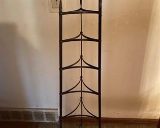 Iron Pot Rack  Six Shelves $100