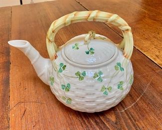 $40 Belleek teapot