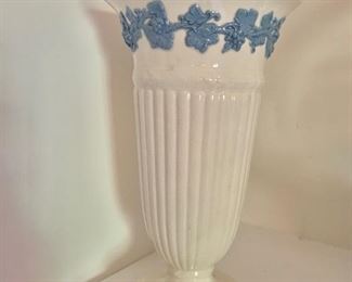 $20 Wedgewood  Queensware Lavender vase 8.5" high by 5 " diameter