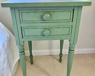 $95 Shabby chic bedside table 18" W by 18" D by 291/4" High