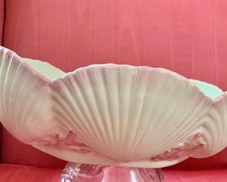 $24 Larger shell and coral motif oval bowl