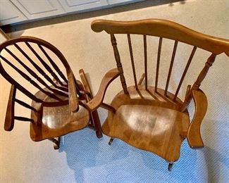 $60  each Child size furniture Rocker and Windsor  rocker chair