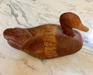 $35 Wooden duck 