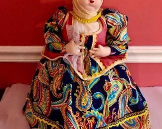 $35 Colorful cloth doll