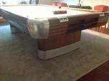 Mid-century Brunswick pool table