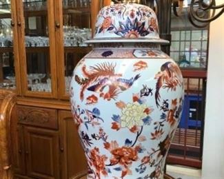 Large Porcelain Urn 36” H Estimate $750 Bid $100