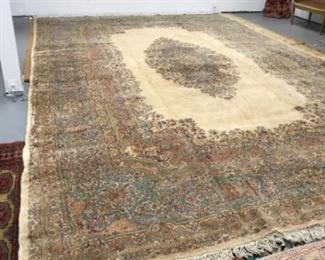 Wool rug 18x12  Estimate $6000 Bid $450