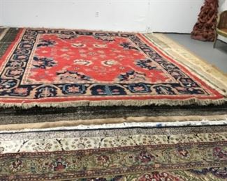 Wool rug 8x12 Estimate $2000 Bid $200