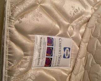 Two Like-new Sealy Twin Mattresses and Box Springs