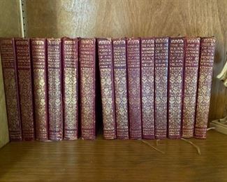 Collection of beautifully Leather-bound Books