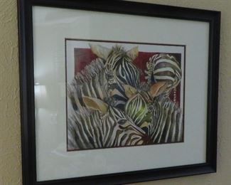 Zebra art