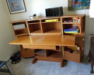 desk/workspace cabinet, opens and folds out into desk