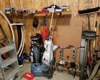 golf and garage