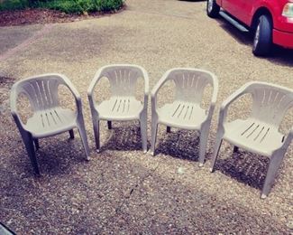 D-G-69 - Four Patio Chairs $25
