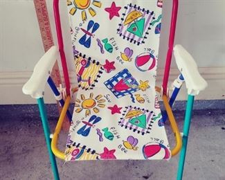 D-G-89 - Childs, folding Beach Chair - $5