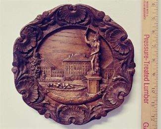 D-G-240 - Carved Wood Plate - $10