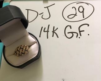 D-J-29  $20  14k Gold Filled Ring