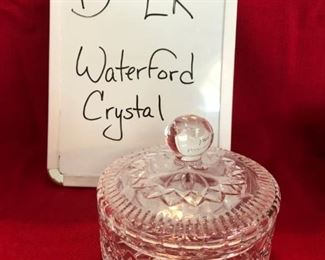 D-LR-102 $60 Vintage Crystal Cut Glass Candy Dish