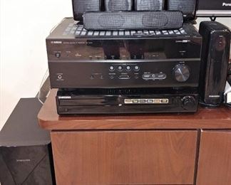 Panasonic DVD Home Theater Sound System andYamaha Receiver