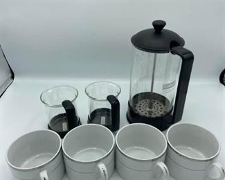 Brazil Set French Press with Cups