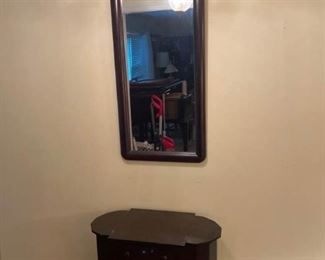 Hallway Mirror and Storage