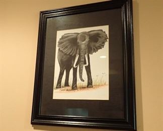 ELEPHANT FRAMED