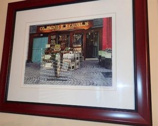 FRAMED ART STREET VENDORS