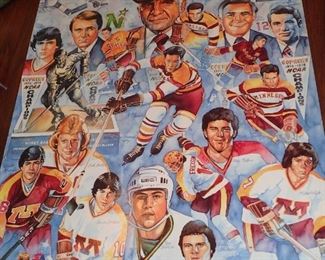 MINNESOTAS HOCKEY POSTER