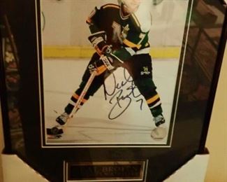 NEAL BROTEN MINNESOTA NORTH STARS FRAMED