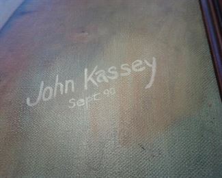 JOHN KASSEY / PAINTING COWBOY
