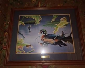 TRANQUIL POND WOOD DUCKS SUSAN BOURDET