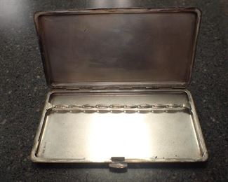 STERLING CIGARETTE CASE