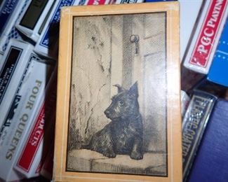 PLAYING CARDS VINTAGE DOGS