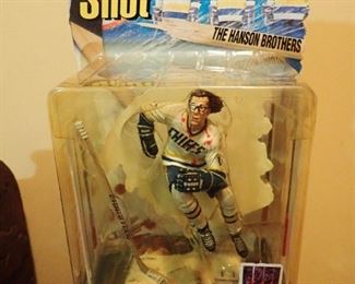 SLAP SHOT THE HANSON BROTHERS 2 FIGURES 2A