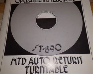 ST 890 TURNTABLE SHERWOOD