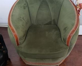 Art Deco Barrel Chair