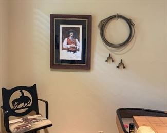 Rustic Iron barstools