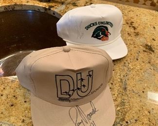 Signed jay Novacheck hats 