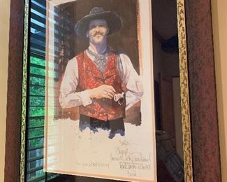 Signed and numbered “I’ll be your huckleberry”