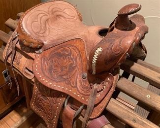 Riding saddle