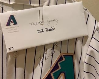 Signed by Matt Mantei Arizona Diamondbacks 