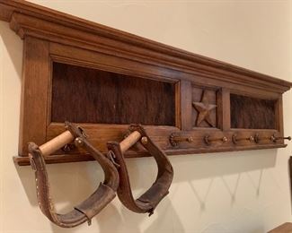 Texas hat/ coat rack 