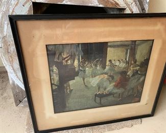 Vintage ballerina art