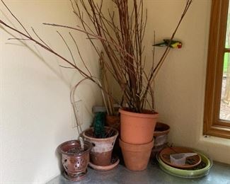 Decorative pots, garden pots 