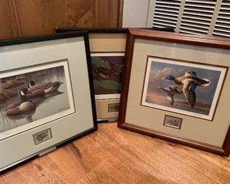 Signed duck unlimited plaques 