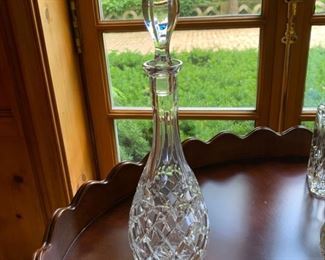 Tall Crystal Decanter - $50